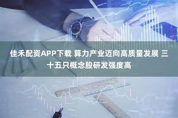 佳禾配资APP下载 算力产业迈向高质量发展 三十五只概念股研发强度高