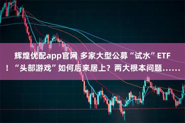 辉煌优配app官网 多家大型公募“试水”ETF！“头部游戏”如何后来居上？两大根本问题……